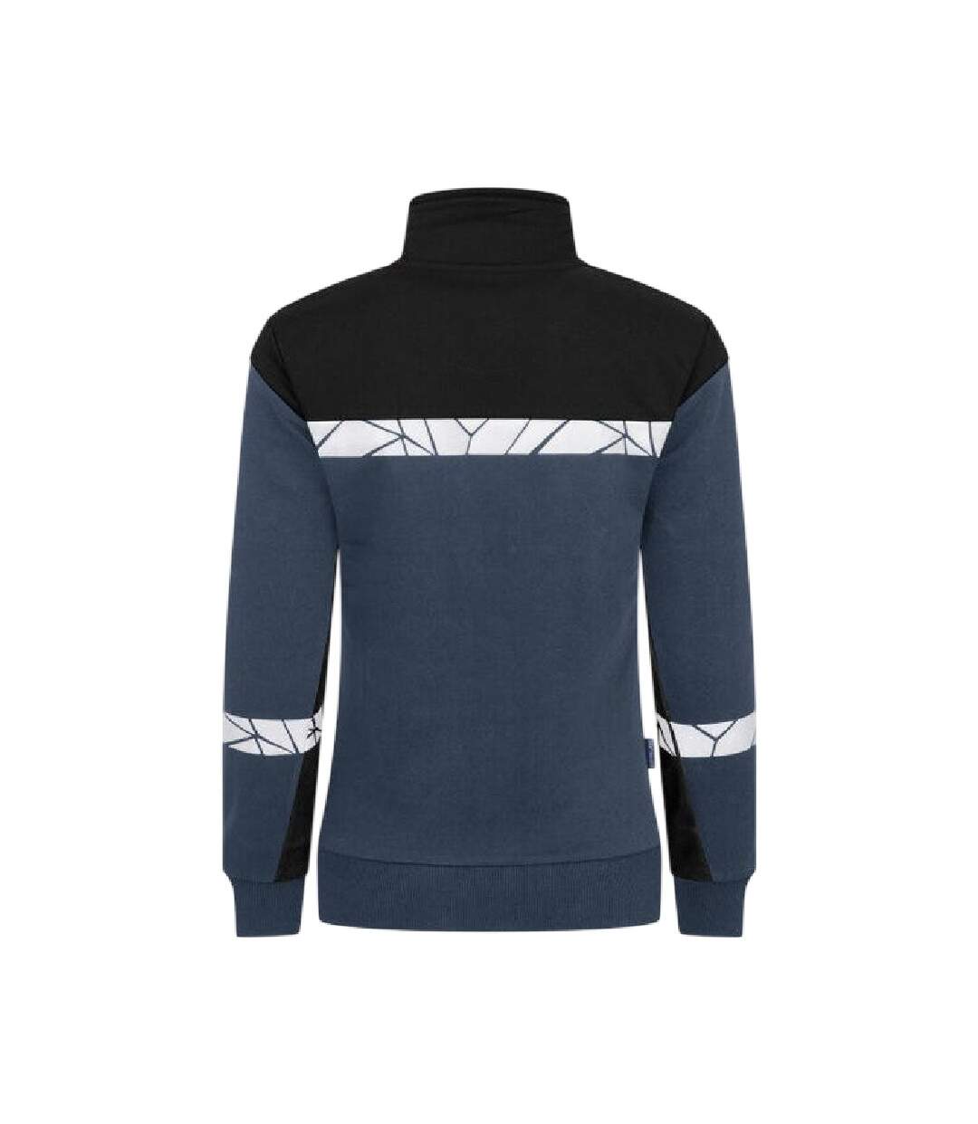 Womens/ladies Progression 7105 Reflective Sweatshirt Navy Black Projob-2