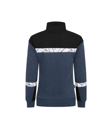 Womens/ladies Progression 7105 Reflective Sweatshirt Navy Black Projob