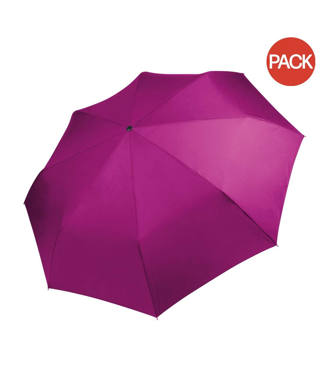 Lot de 2  Parapluie pliable taille unique fuchsia Kimood-1