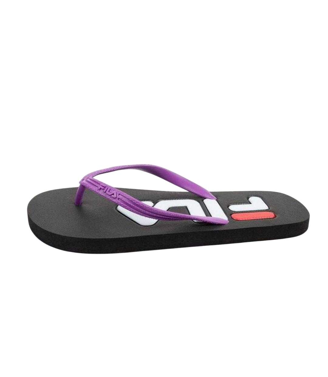 Tongs Troy Femme Noir Violet Fila-2