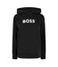 Womens/ladies Logo Hoodie Black Boss-2