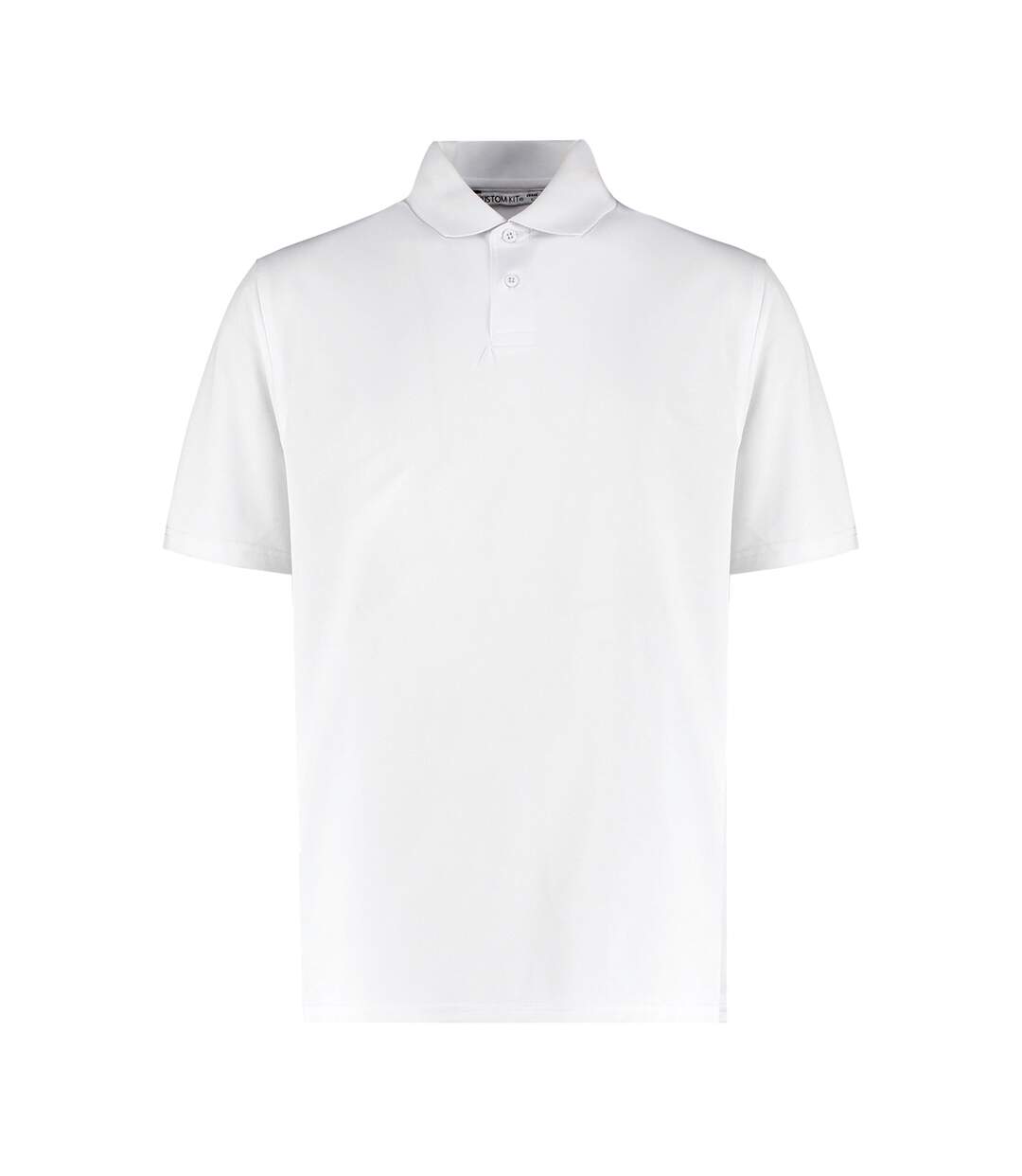 Polo homme blanc Kustom Kit-1