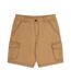 Short à poches dusk homme moutarde Animal