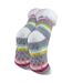 Ladies Soft Fluffy Lounge Socks | Warm Cosy Home Slipper Socks-1