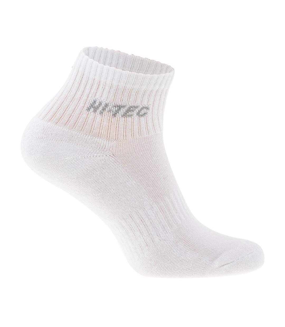 Chaussettes Motif/style Logo Quarro Adulte Blanc Hi-Tec-2