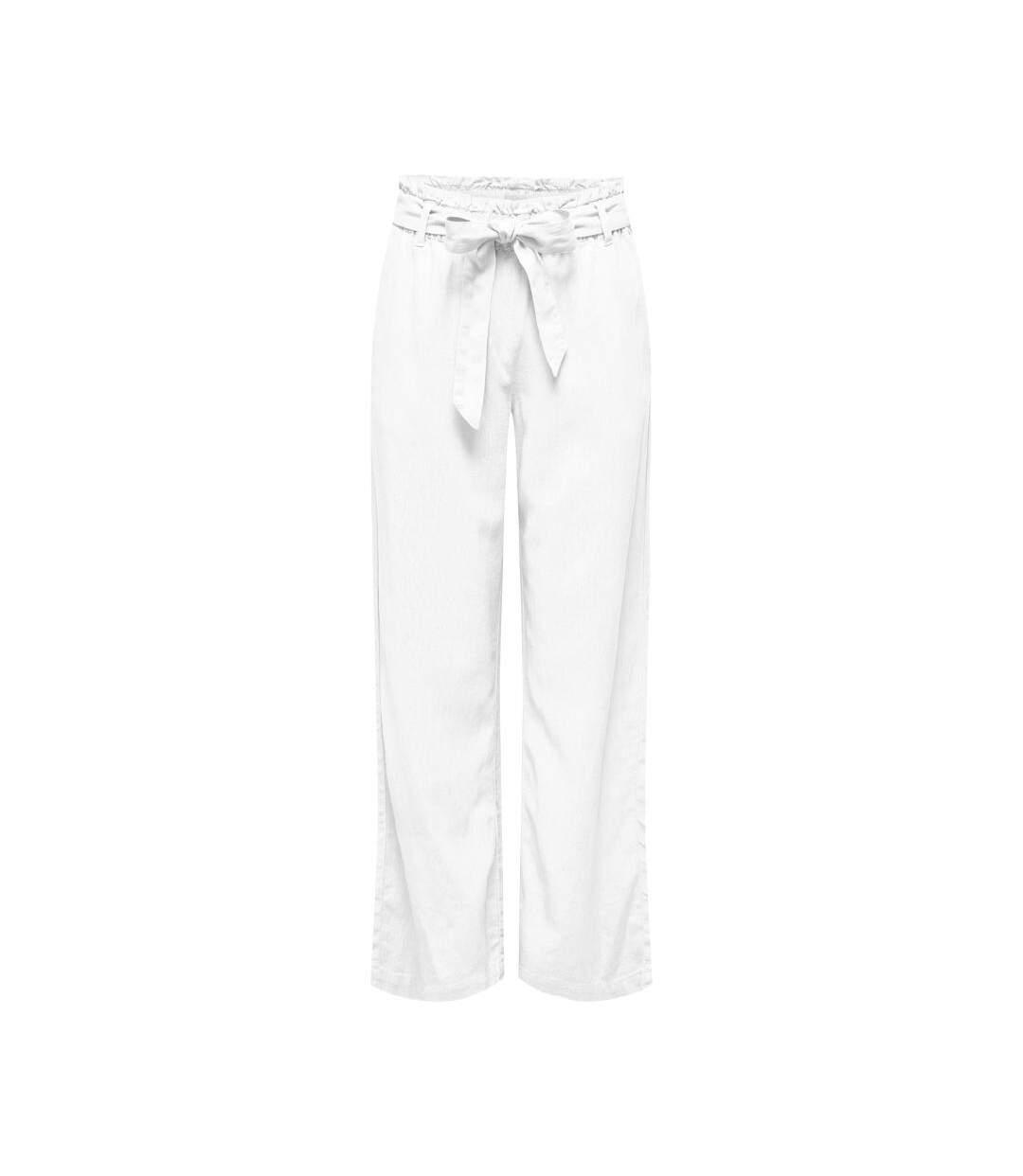 Pantalon Blanc Femme JDY Linen - 36-1