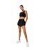 Short De Course Motif/style 2-en-1 Femme Noir USA Pro-4