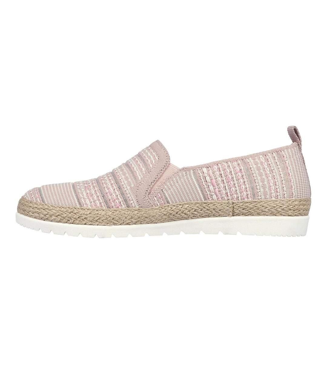 Espadrilles Twin Gore Femme Rose Skechers-2