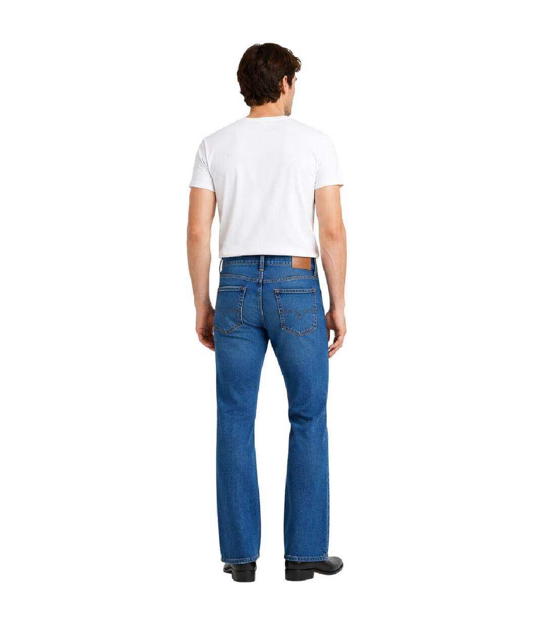 Mens Slim Bootcut Jeans Blue Levis-3