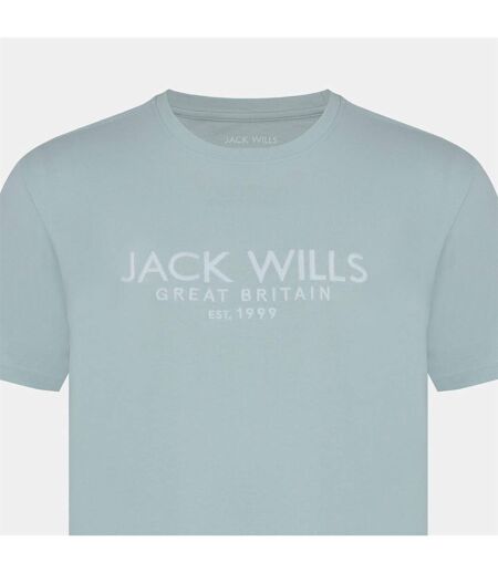 T-shirt Motif/style Logo Carnaby Homme Bleu Clair Jack Wills