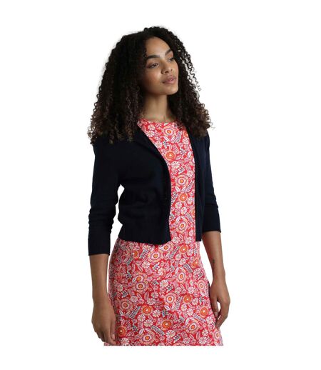 Womens/ladies limon cardigan navy Weird Fish