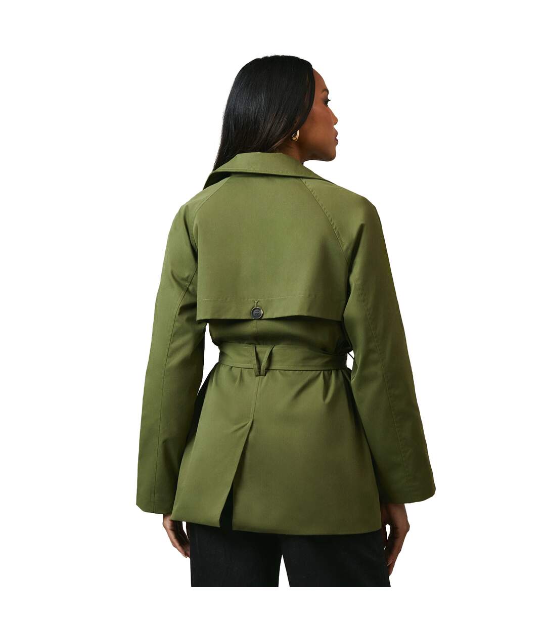 Trench femme vert kaki Principles-2