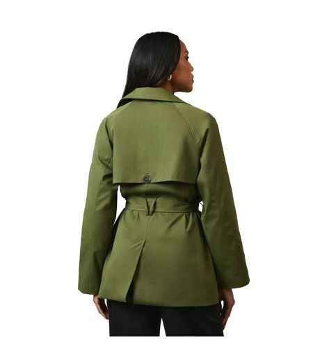 Trench femme vert kaki Principles