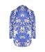 Womens/ladies Floral Boyfriend Jacket Blue Inoa-2
