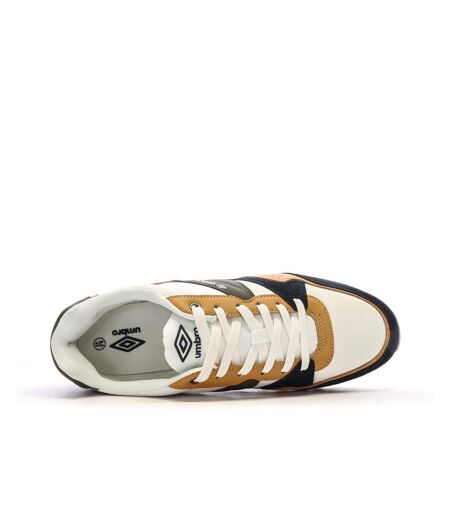 Baskets noires/blanches/camel homme umbro 973590