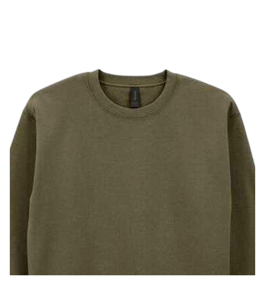 Mens Hammer Maxweight Crew Neck Sweatshirt Olive Gildan-2