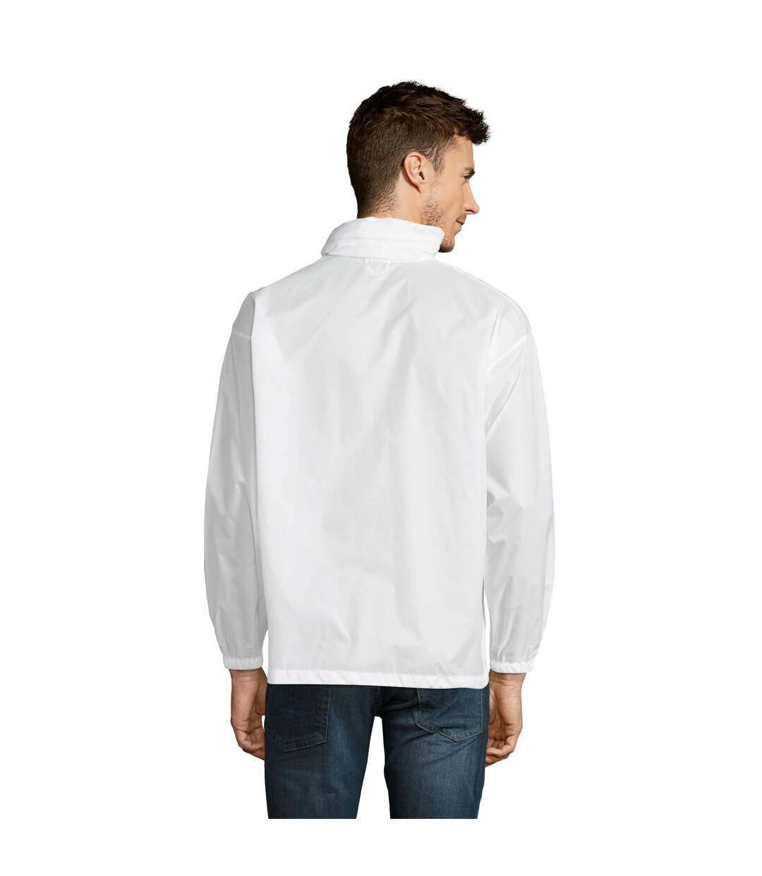 Veste coupe-vent surf unisexe blanc SOLS-4