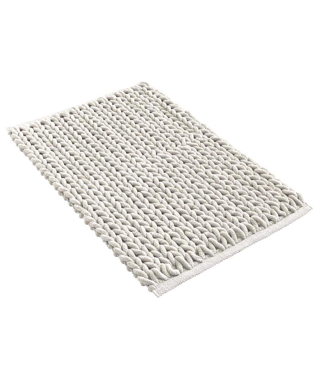 Tapis de Bain en Chenille Ariel 50x80cm Naturel-2
