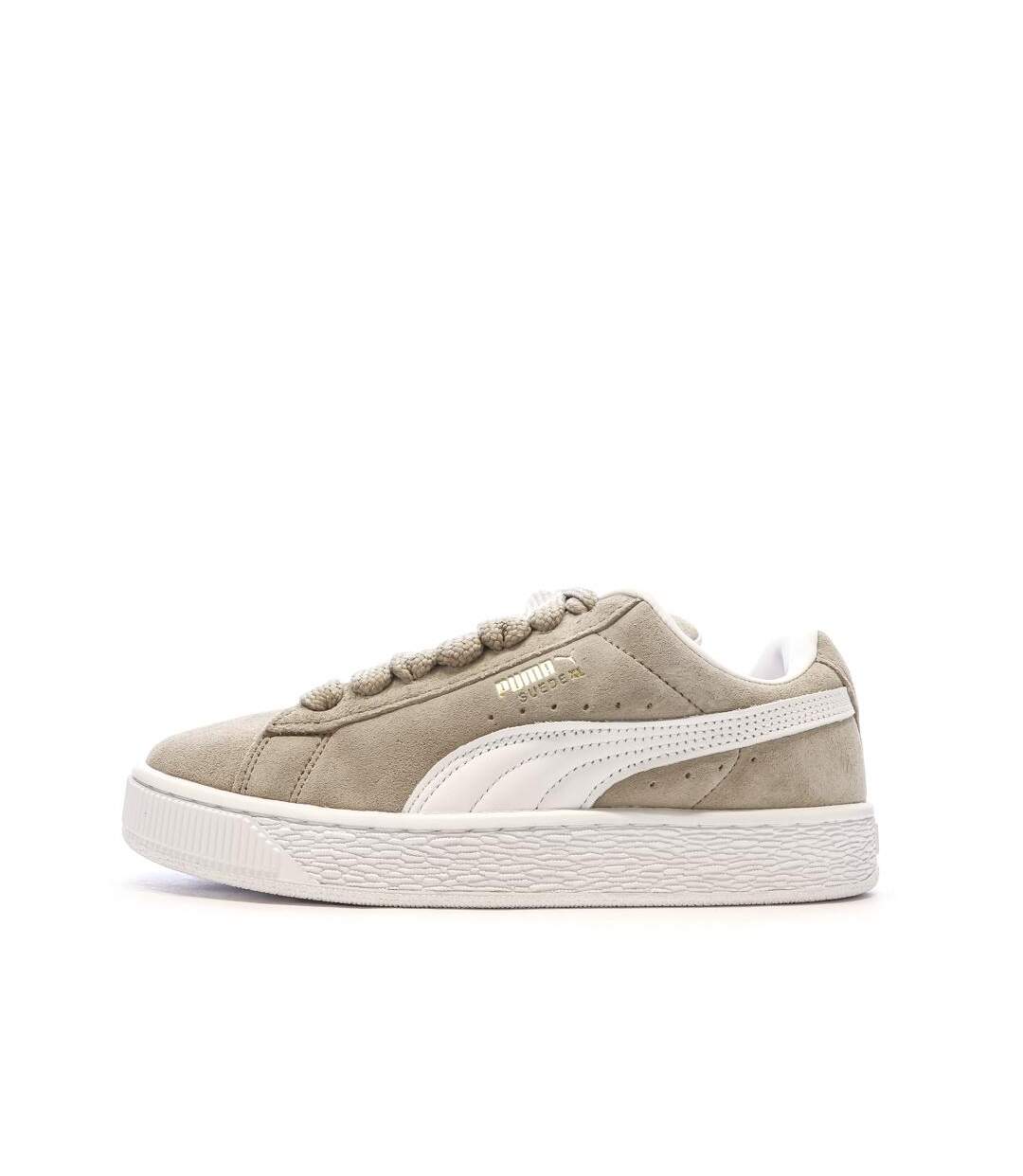 Baskets beiges femme puma suede xl-1