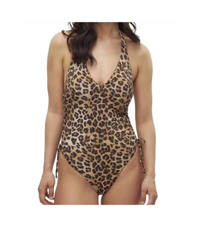 Maillot de bain 1 pièce Noir à Imprimés Femme Vero Moda Maura - L