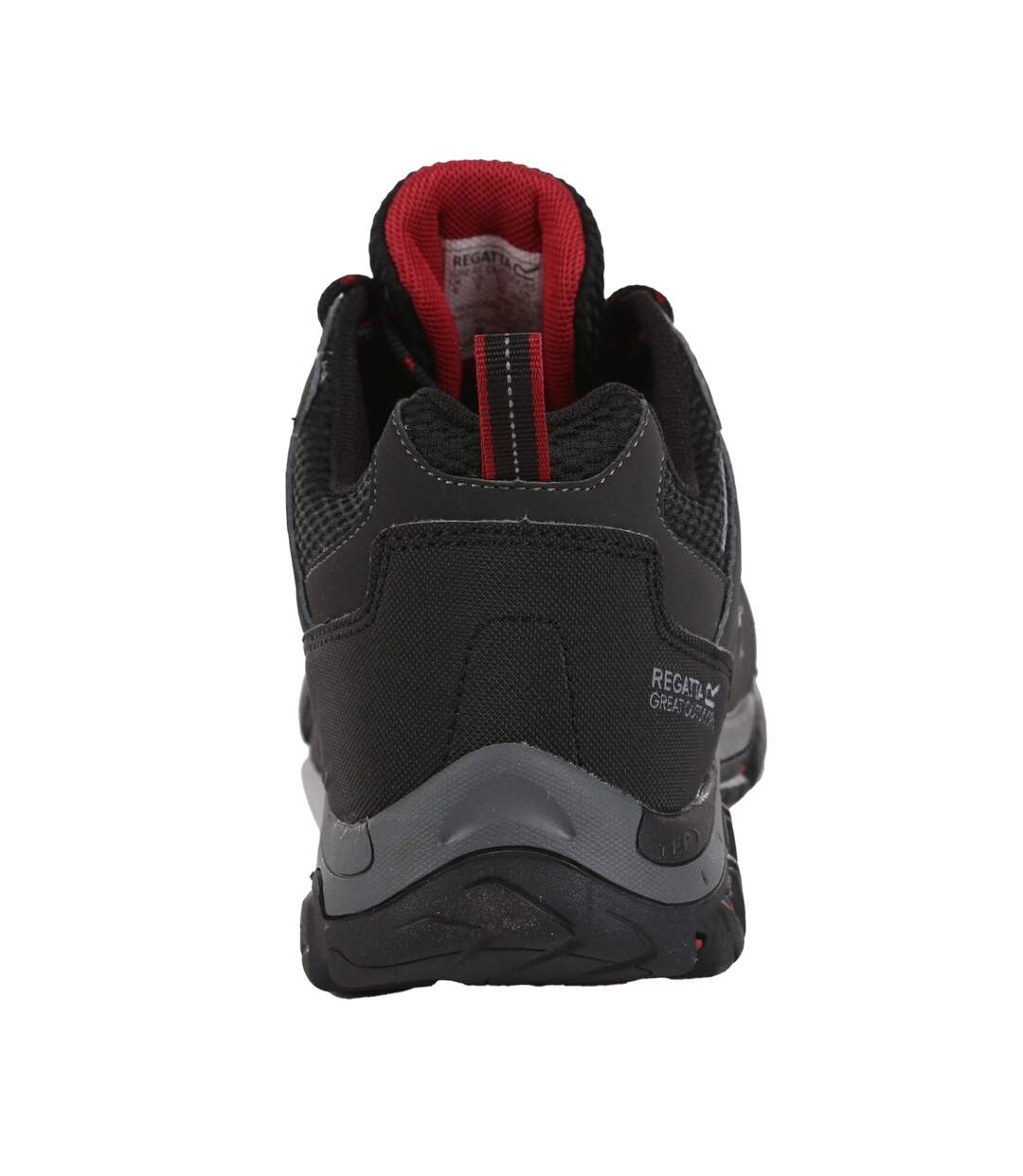 Chaussures De Randonnée Holcombe Homme Gris Foncé Rouge Foncé Regatta-2