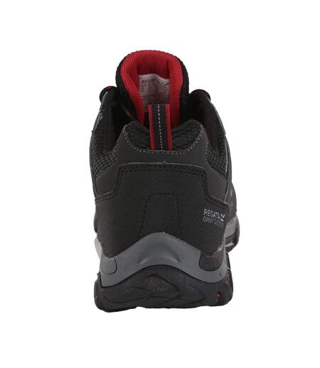Chaussures De Randonnée Holcombe Homme Gris Foncé Rouge Foncé Regatta