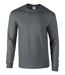 T-shirt manches longues - Homme - 2400 - gris charcoal