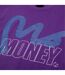 Sweat Motif/style Pochoir Homme Violet Money-3