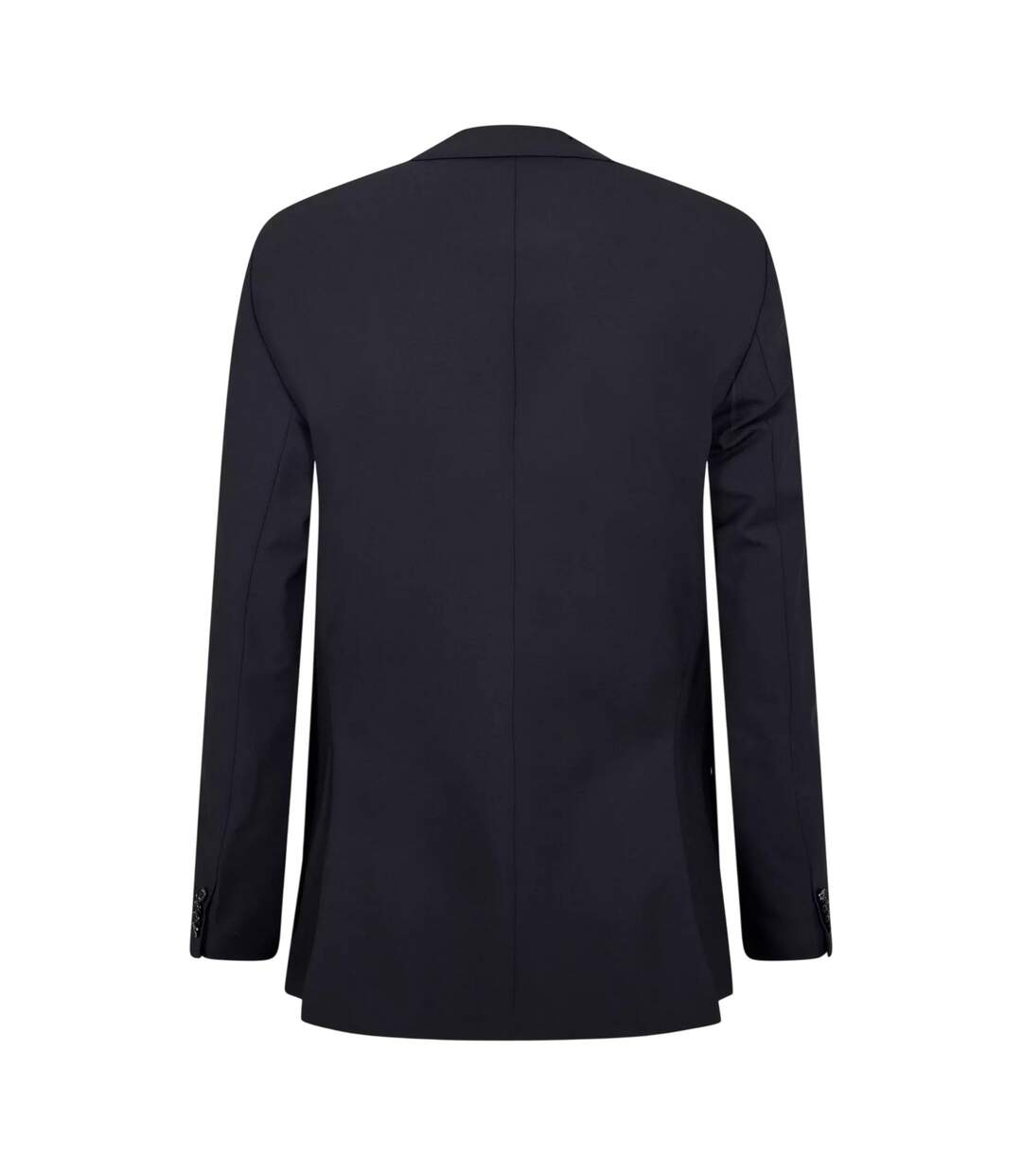 Mens Lapel Single-breasted Blazer Black Boss-2