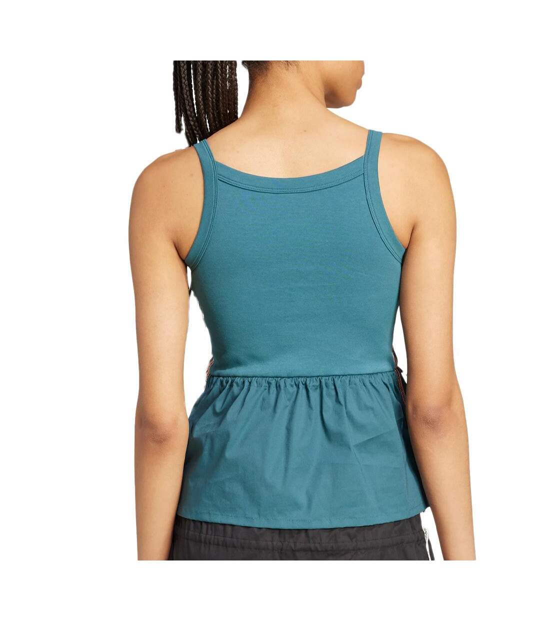 Débardeur vert/rose femme adidas kc0766-2