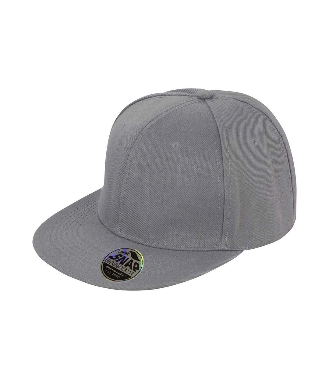 Casquette ajustable bronx original gris chiné Result Headwear-1