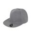 Result Headwear Bronx Original Flat Peak Snapback Cap (Heather Grey) - UTRW9785