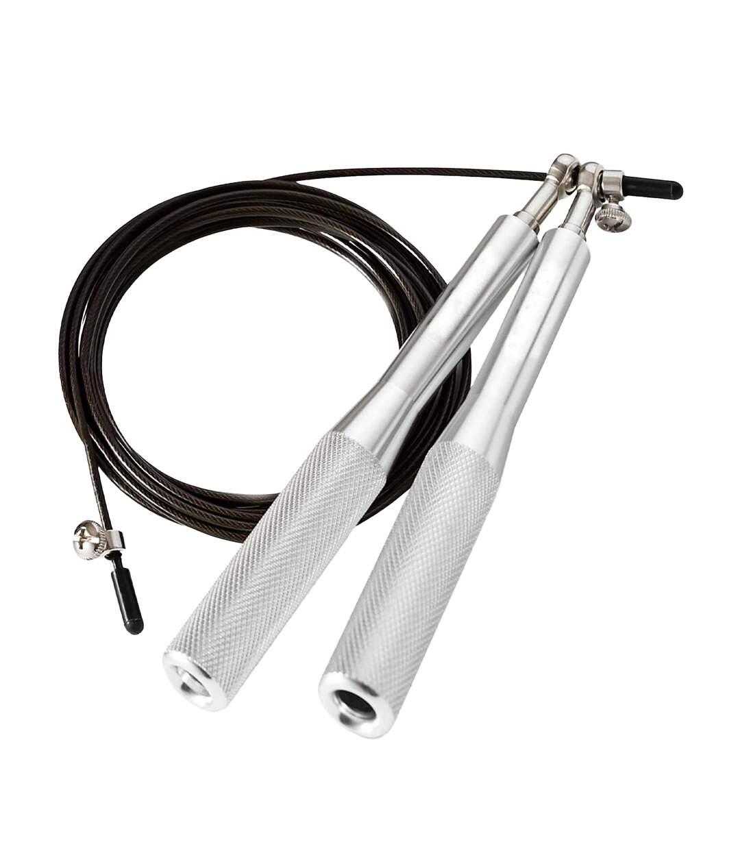 Cable skipping rope one size silver/black Urban Fitness-2