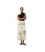 Womens/ladies Floral Pattern A-line Maxi Skirt White Multicoloured French Connection-1