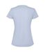 Womens/ladies Estoril Short-sleeved T-shirt Zen Blue Roly-2
