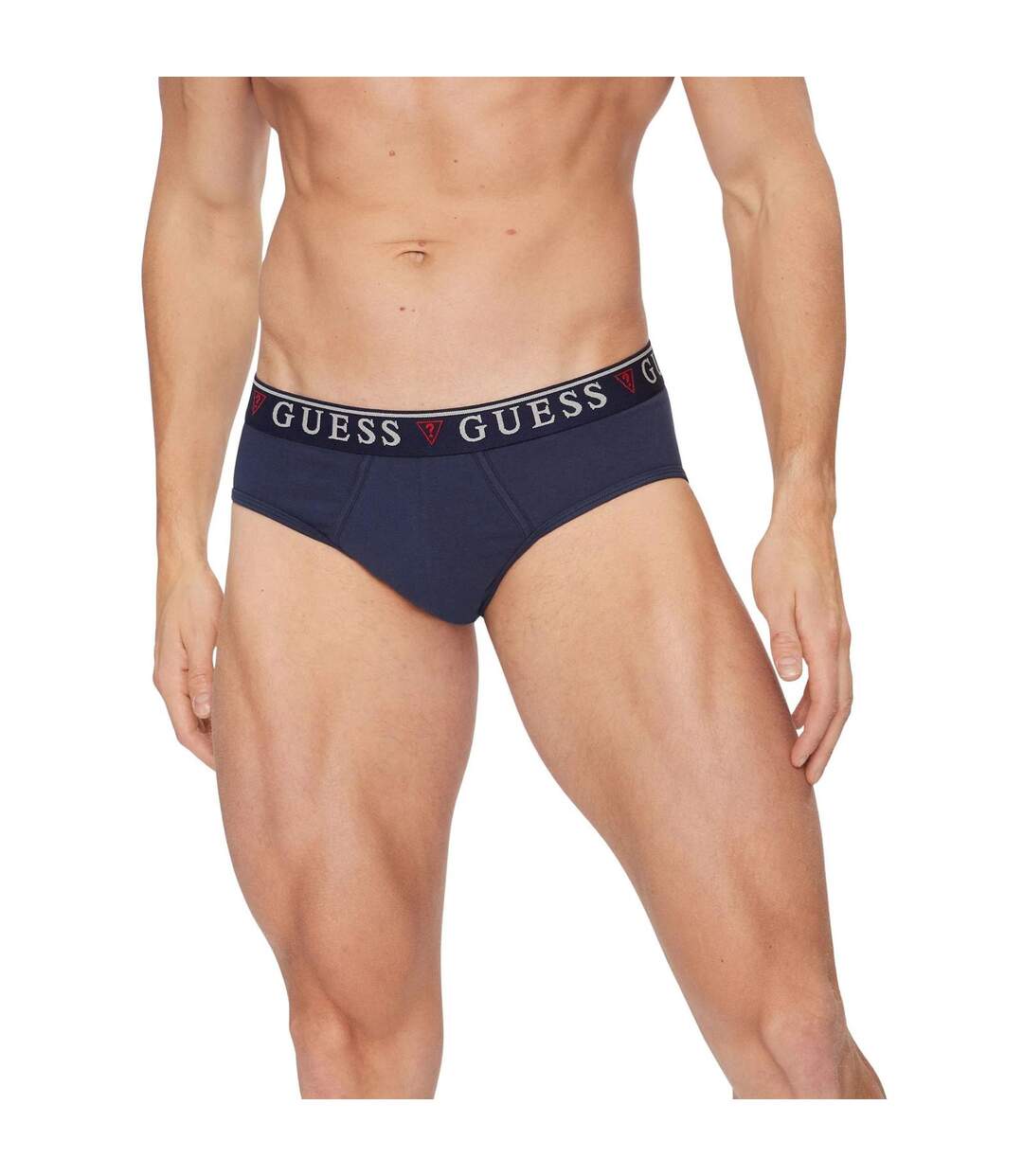 Slips Motif/style Logo Homme Bleu Guess-1