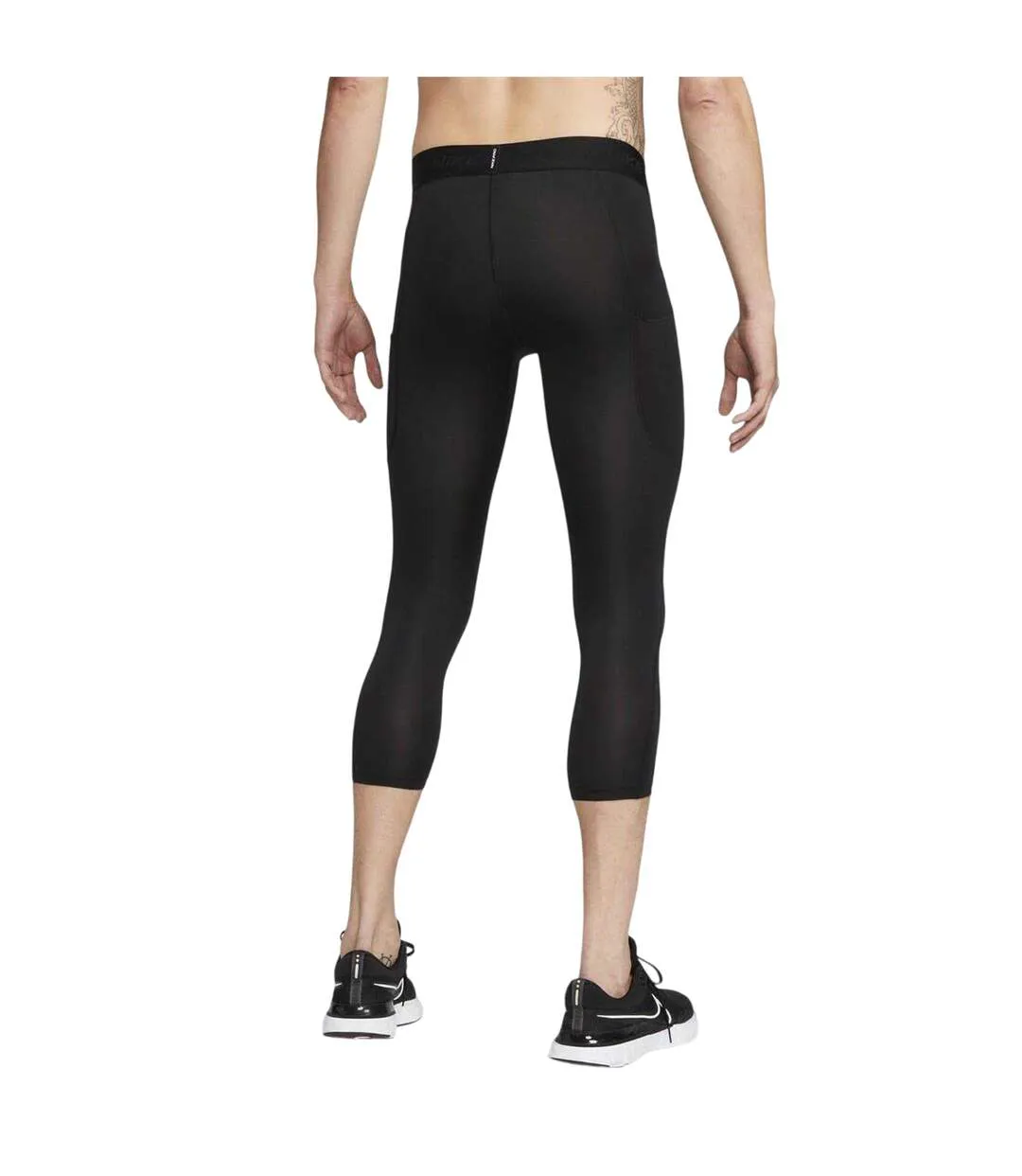 Legging Pro Homme Noir Blanc Nike-2