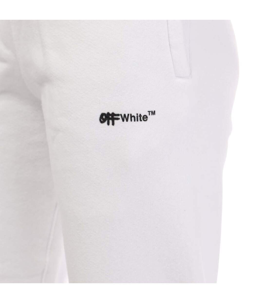 Pantalon De Jogging Spary Helvetica Femme Blanc Noir Off White-3