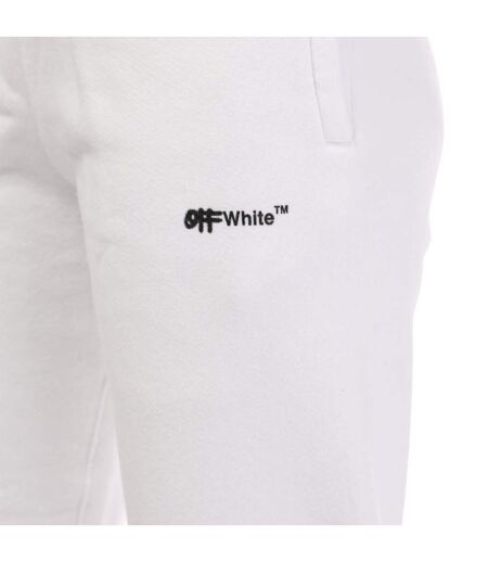 Pantalon De Jogging Spary Helvetica Femme Blanc Noir Off White