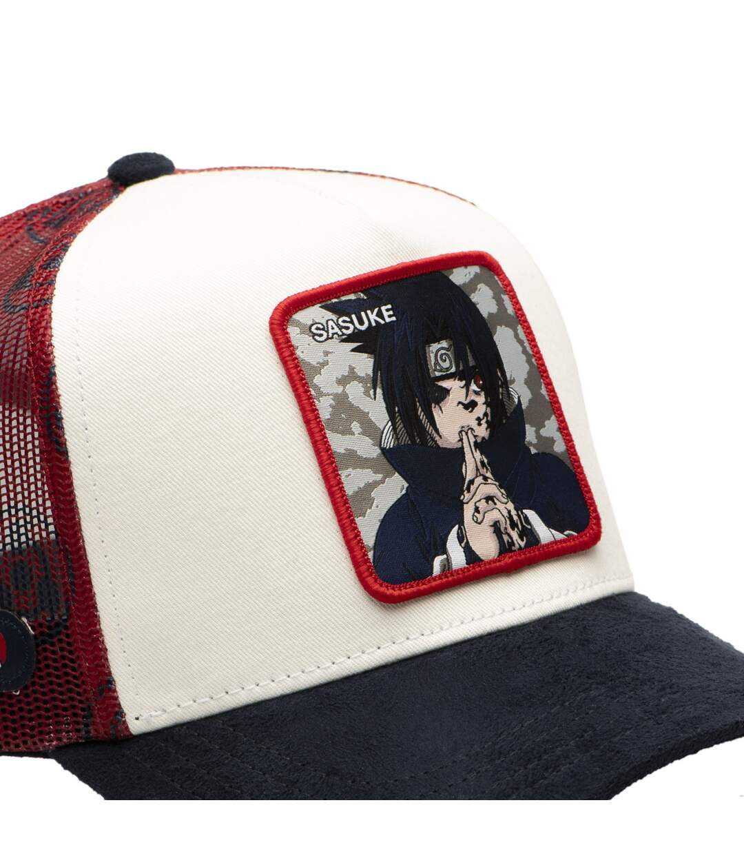 Casquette trucker avec filet en sergé de coton/mesh Naruto Sharingan Capslab-3
