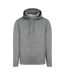 Sweat À Capuche Sports Adulte Gris Chiné Awdis-1