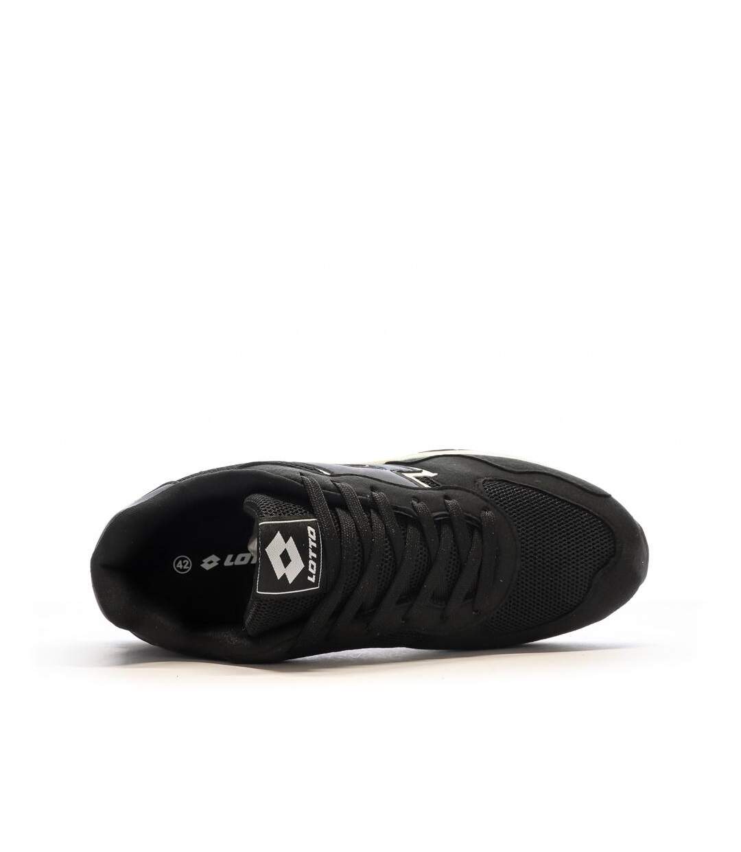 Baskets noire/blanche homme lotto twenty6-4