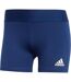 Short De Course Volley-ball Techfit Femme Bleu Marine Foncé Blanc Adidas-1