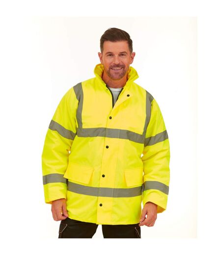 Veste classic motorway adulte jaune Yoko