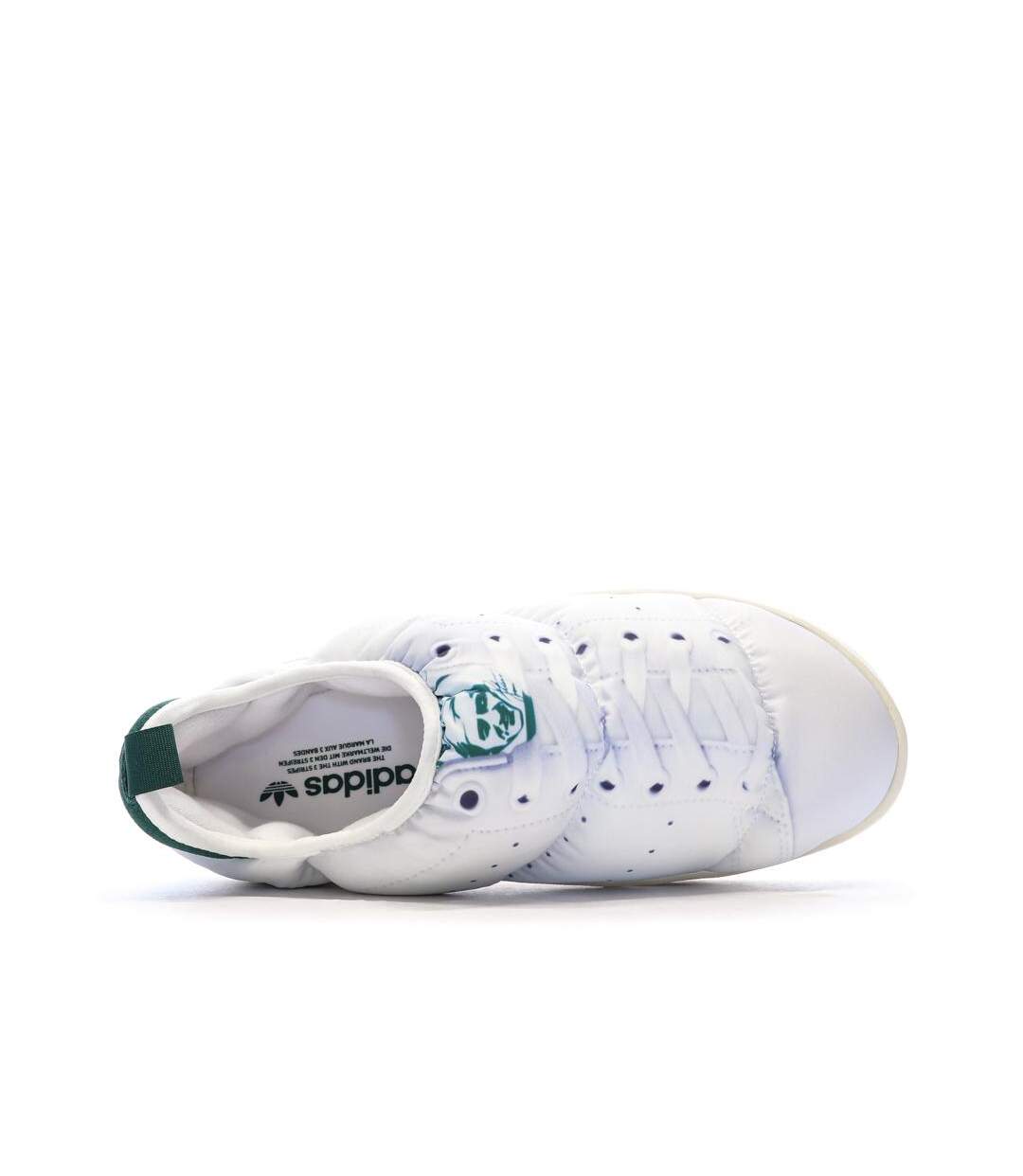Baskets blanches stan smith homme adidas puffylette-4