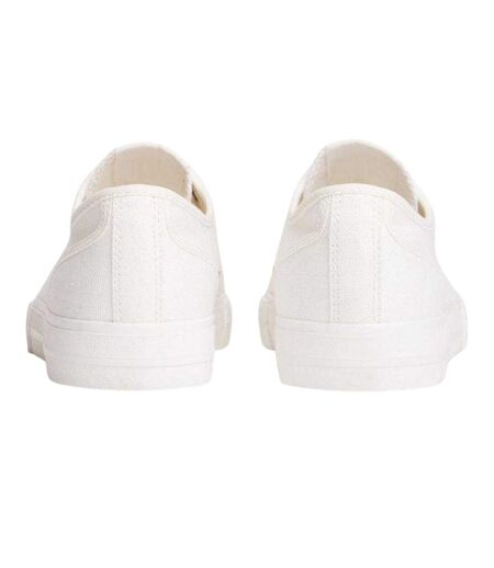 Womens/ladies Archive Canvas Trainers Ecru Tommy Jeans