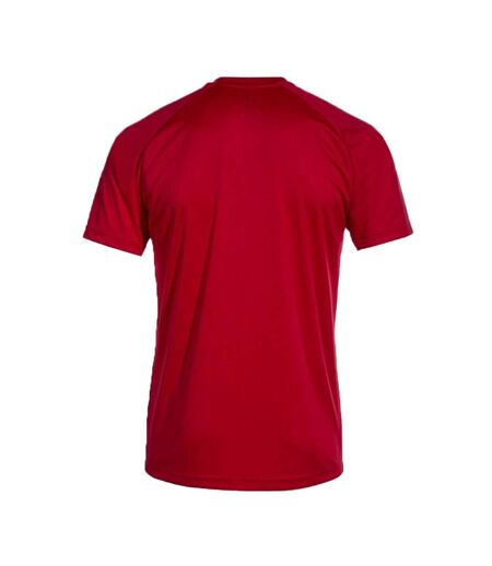 Mens Pro Team Striped Short-sleeved T-shirt Red Joma