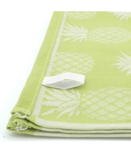 Lot de 2 torchons de cuisine toile coton PINEAPPLE
