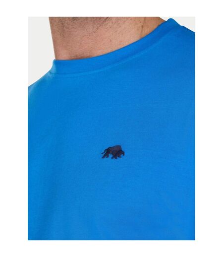Mens Classic Organic T-shirt Electric Blue Raging Bull