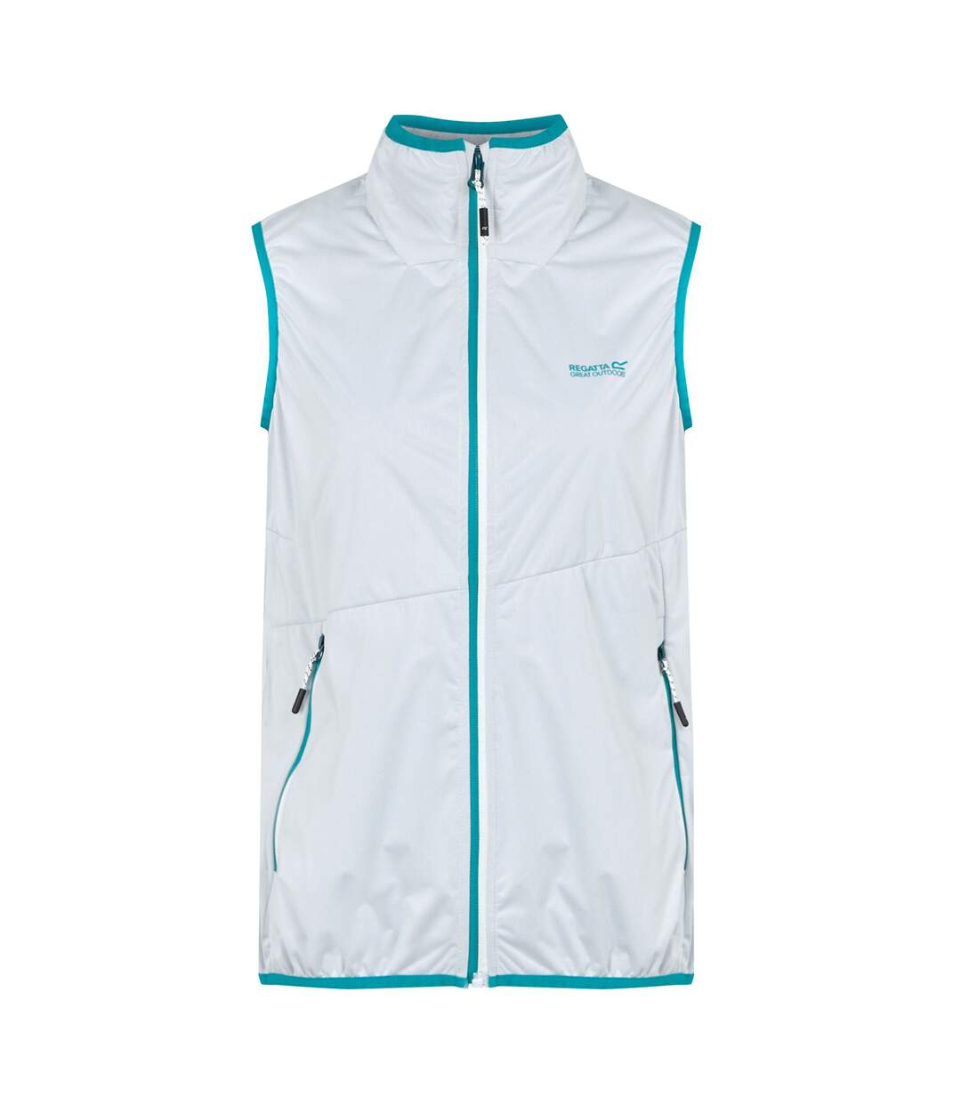 Womens/ladies Body Warmer White Tahoe Blue Regatta-2